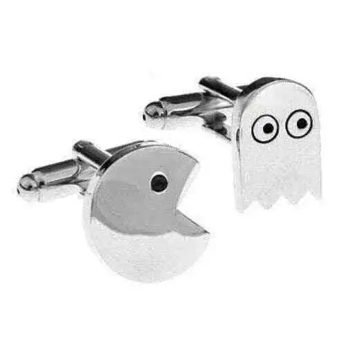 Pac-Man Cufflinks - Unique Gifts for Retro Gaming Fans and Gamers Cufflinks
