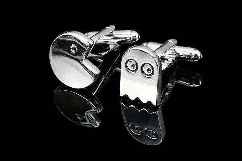 Pac-Man Cufflinks - Unique Gifts for Retro Gaming Fans and Gamers Cufflinks