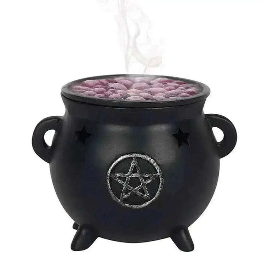 Pentagram Cauldron Incense Cone Holder Gifts