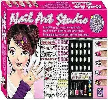 Plastic Nail Art Kit for Girls - Fun and Colorful Nail Art Supplies Toys