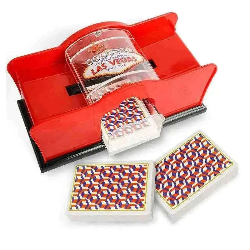 Poker Card Hand Cranked Shuffler for Easy Card Shuffling Home & Garden
