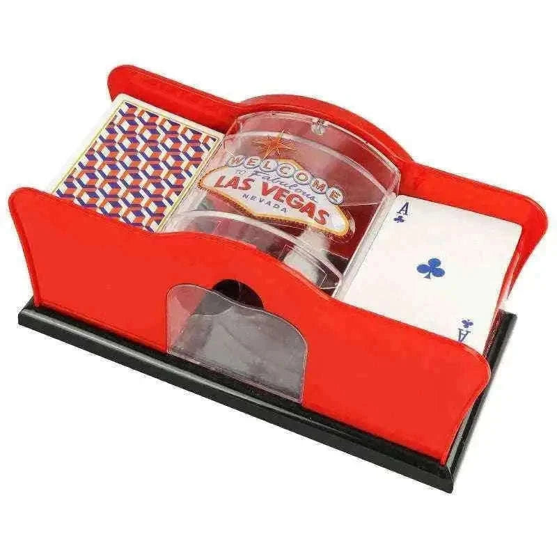 Poker Card Hand Cranked Shuffler for Easy Card Shuffling Home & Garden