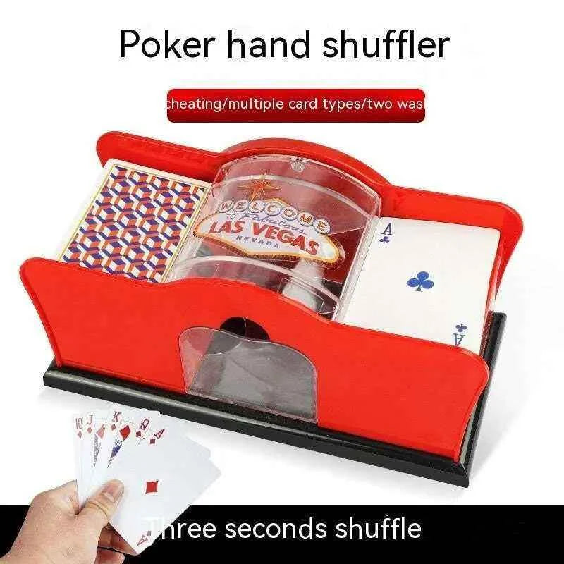 Poker Card Hand Cranked Shuffler for Easy Card Shuffling Home & Garden