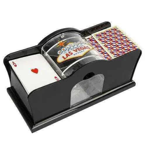 Poker Card Hand Cranked Shuffler for Easy Card Shuffling Home & Garden