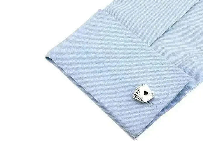 Poker Cufflinks for Stylish Gamblers and Enthusiasts Cufflinks