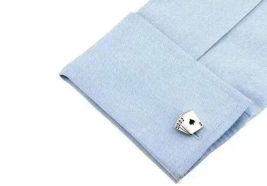 Poker Cufflinks for Stylish Gamblers and Enthusiasts Cufflinks