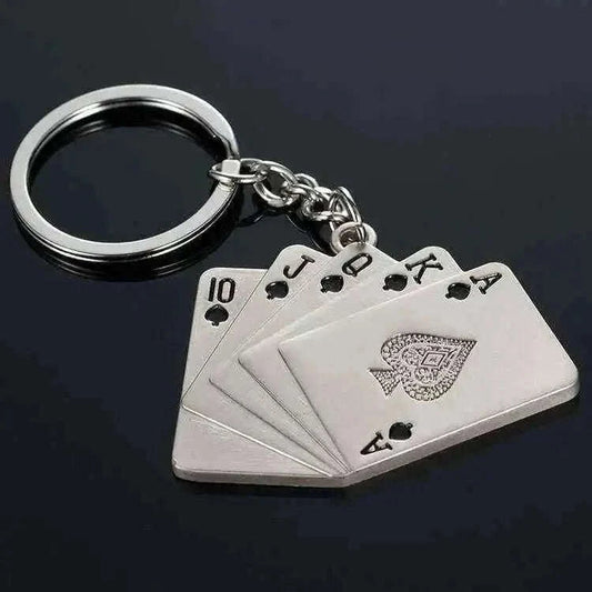 Poker Keychain - Perfect Accessory for Poker Enthusiasts Keychains