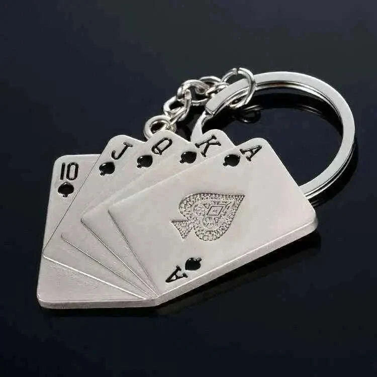 Poker Keychain - Perfect Accessory for Poker Enthusiasts Keychains