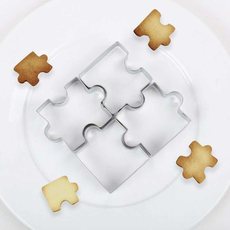 Puzzles Cookie Cutter for Creative Baking Fun Kitchen