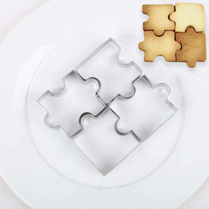 Puzzles Cookie Cutter for Creative Baking Fun Kitchen
