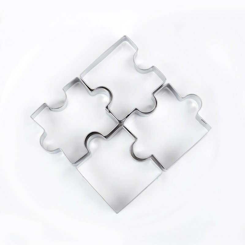 Puzzles Cookie Cutter for Creative Baking Fun Kitchen