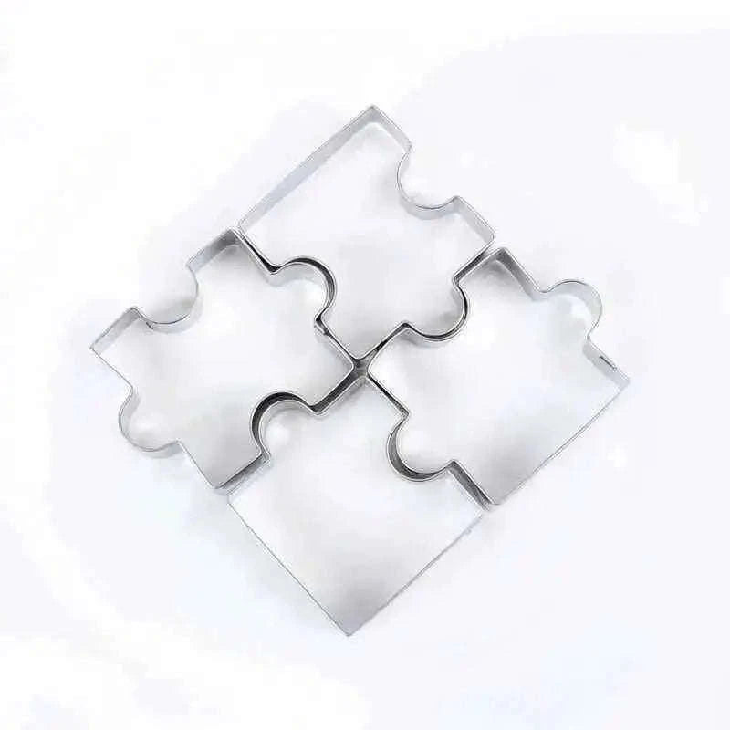 Puzzles Cookie Cutter for Creative Baking Fun Kitchen
