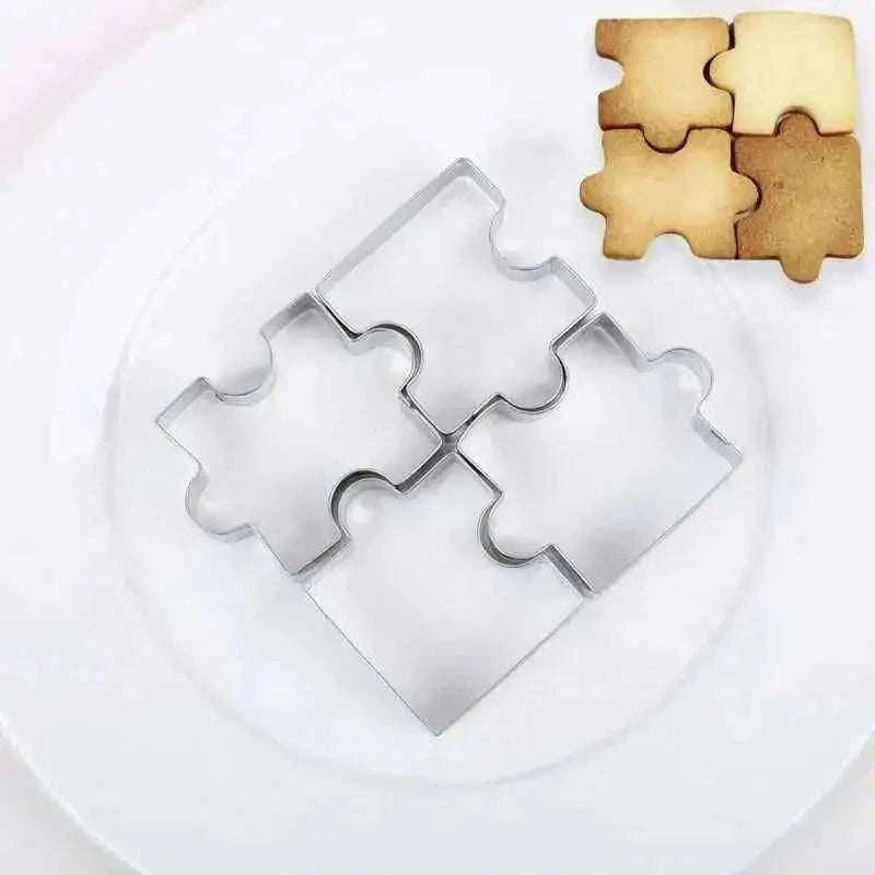 Puzzles Cookie Cutter for Creative Baking Fun Kitchen
