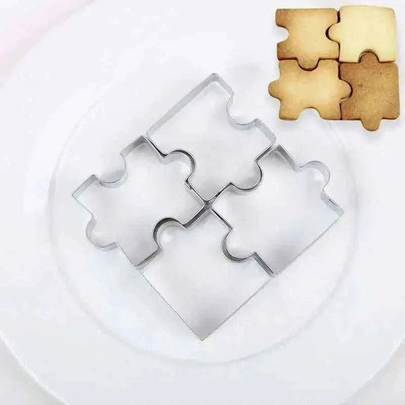 Puzzles Cookie Cutter for Creative Baking Fun Kitchen