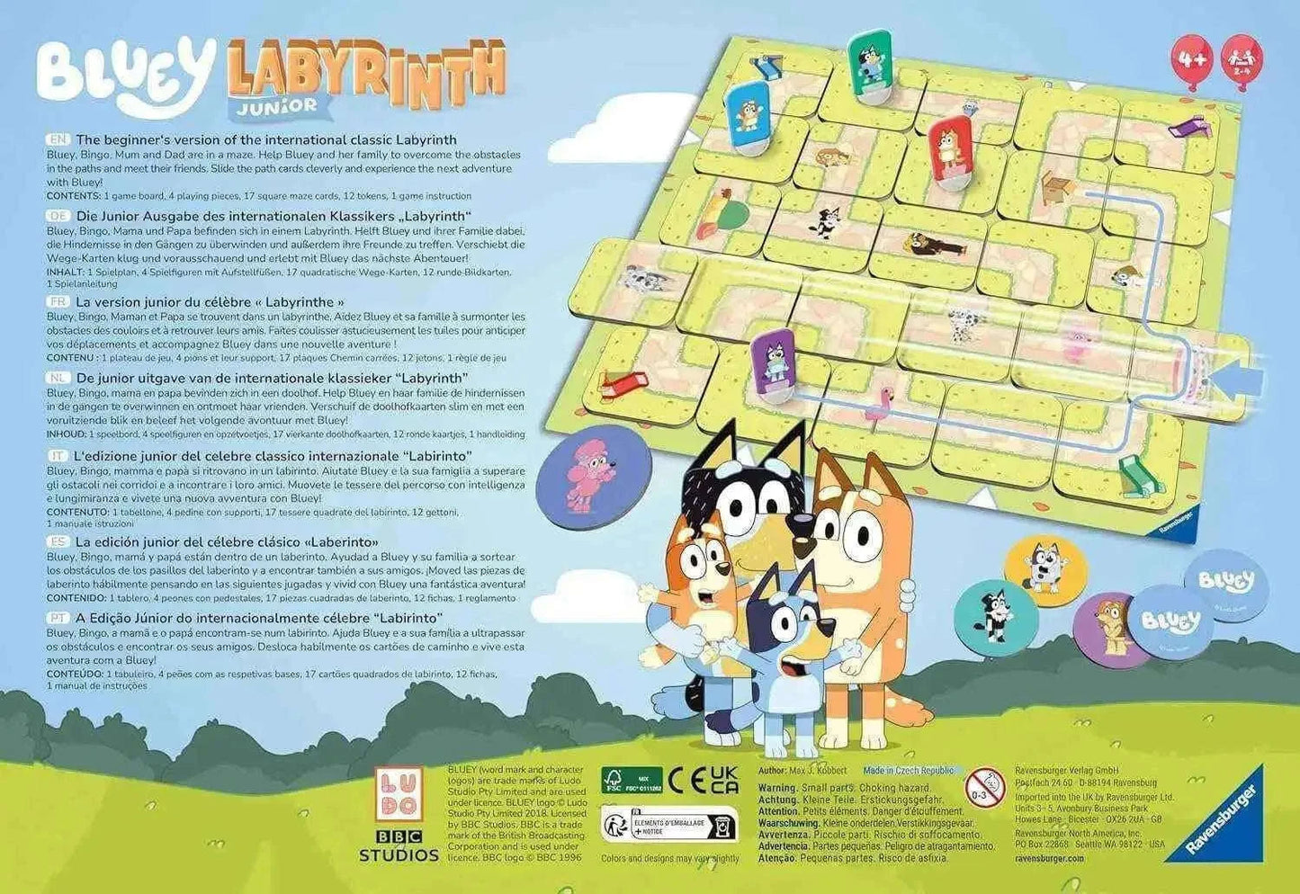 Ravensburger Labyrinth - Bluey Junior