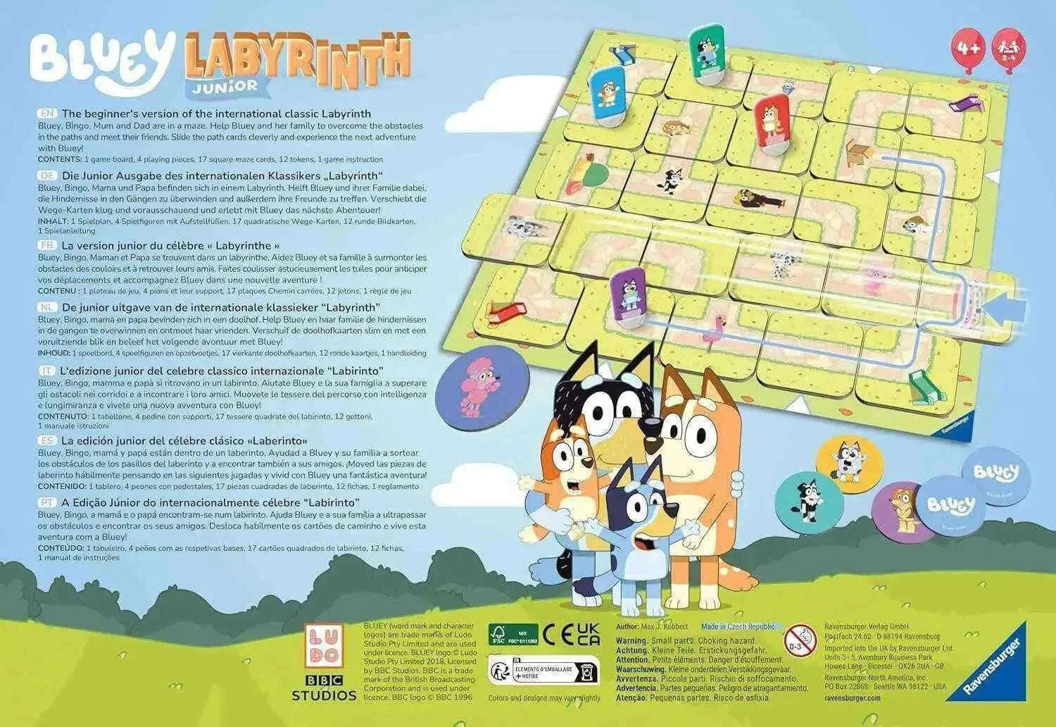 Ravensburger Labyrinth - Bluey Junior