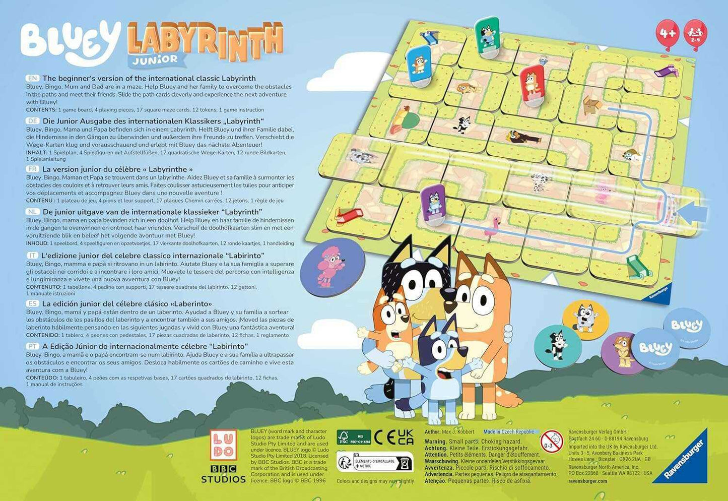 Ravensburger Labyrinth - Bluey Junior
