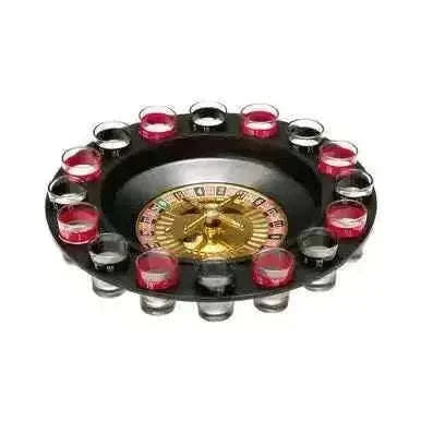Roulette Shot Glasses Wheel - 16 Shot Glasses Drinking Game glasses