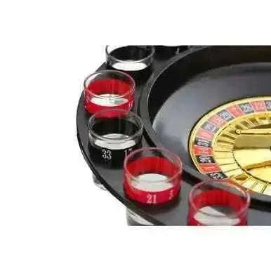 Roulette Shot Glasses Wheel - 16 Shot Glasses Drinking Game glasses