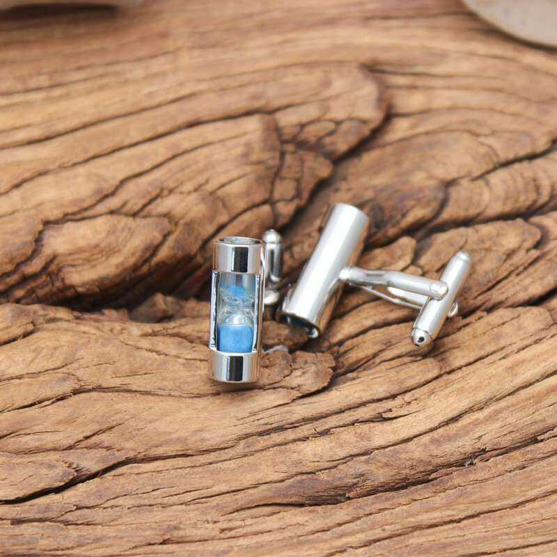 Sandy Clock Cufflinks - Elegant Timepiece Accessories Cufflinks