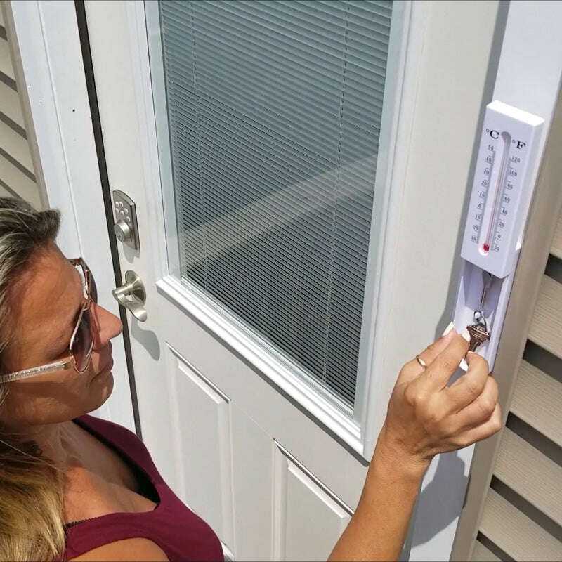 Secret Safe - Indoor/Outdoor Thermometer Novelty