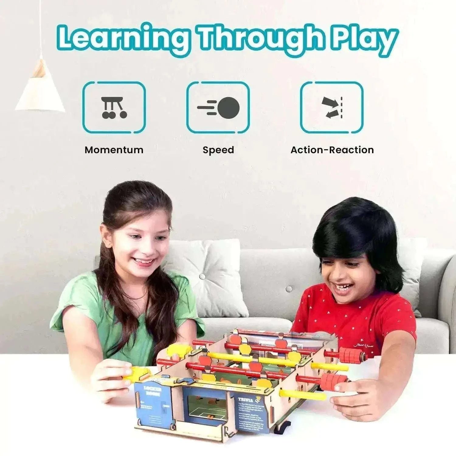 Smartivity Foosball Game | Build-It-Yourself Multiplayer STEAM Board Game Science & Nature Toys > Science Kits > Home Science Experiments > Smartivity