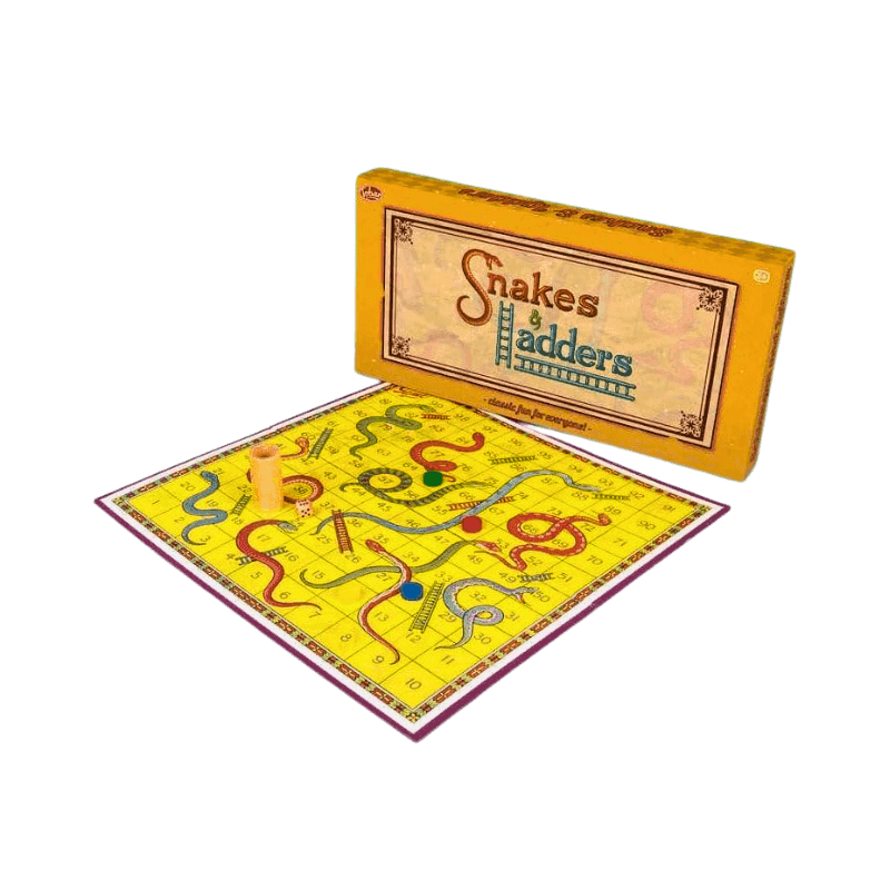Snakes and Ladders Classic Board Game for Family Entertainment and Fun Board Games