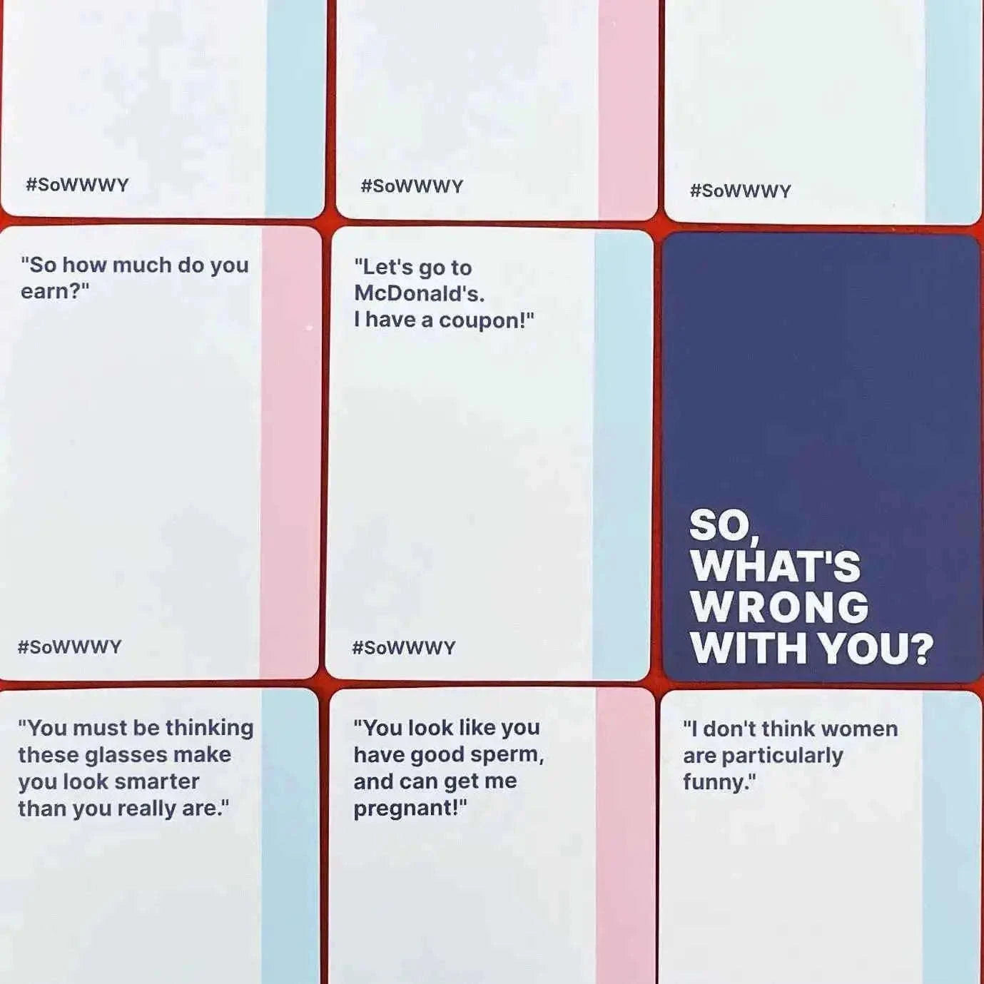 SO, WHAT'S WRONG WITH YOU? An Adult Party Game Inspired By Bad Dates Funny