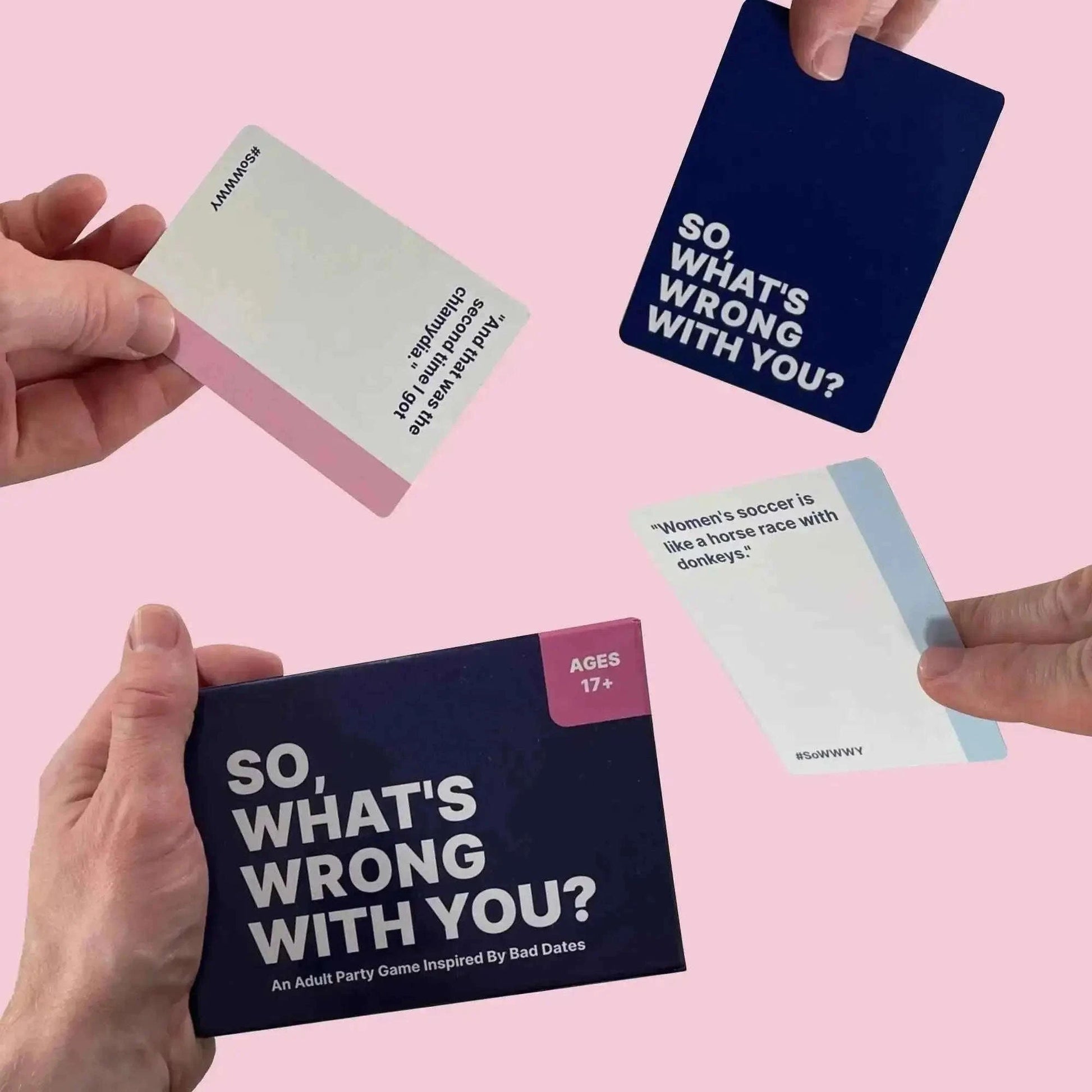 SO, WHAT'S WRONG WITH YOU? An Adult Party Game Inspired By Bad Dates Funny