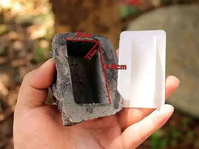 Spare Key Hiding Rock for Discreet Outdoor Key Storage Default Title Home & Garden