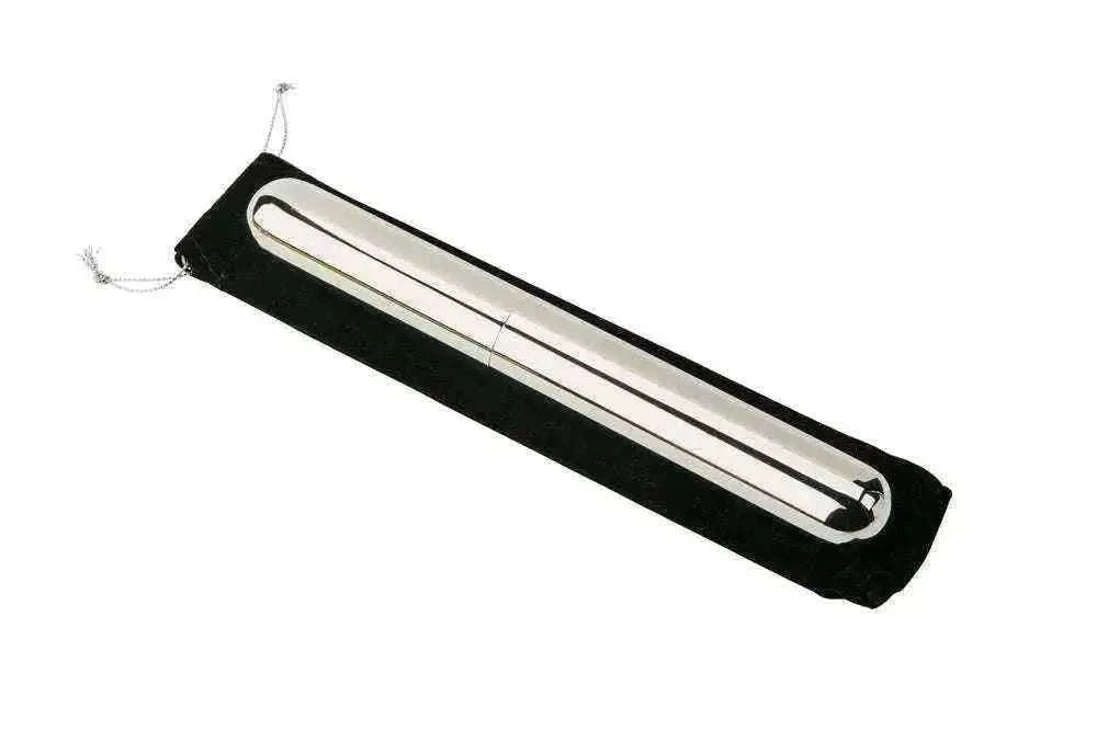Stainless Steel Cigar Tube with Black Pouch Home & Garden