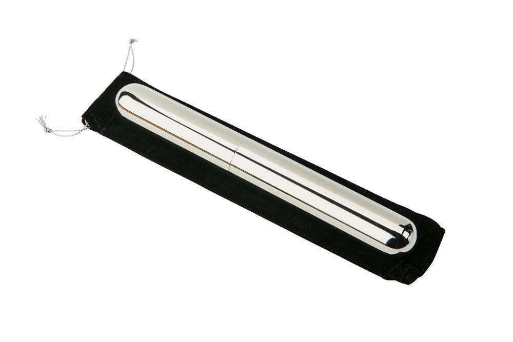 Stainless Steel Cigar Tube with Black Pouch Home & Garden