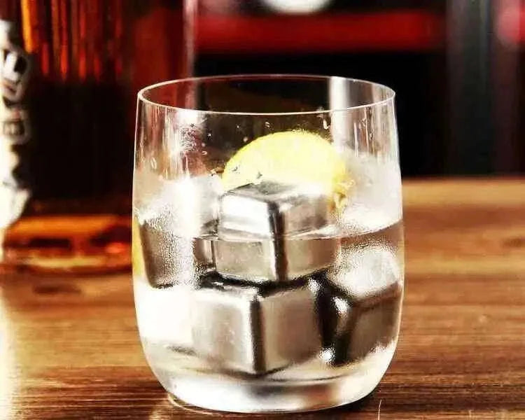 Stainless Steel Ice Cubes for Effortless Chilling Kitchen