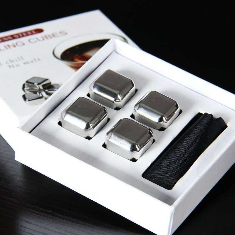 Stainless Steel Ice Cubes for Perfectly Chilled Drinks Home Decor