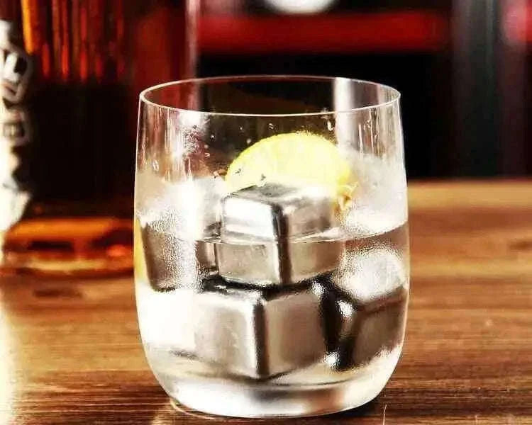 Stainless Steel Ice Cubes for Perfectly Chilled Drinks Home Decor