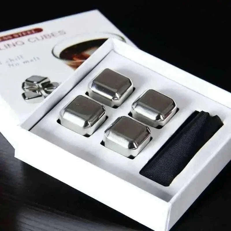 Stainless Steel Ice Cubes for Perfectly Chilled Drinks Home Decor