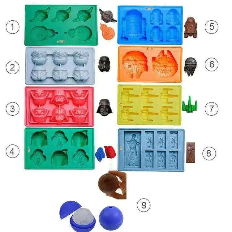 Star Wars Ice Tray for Galactic Treats - Ice & Chocolate Mould Home & Garden