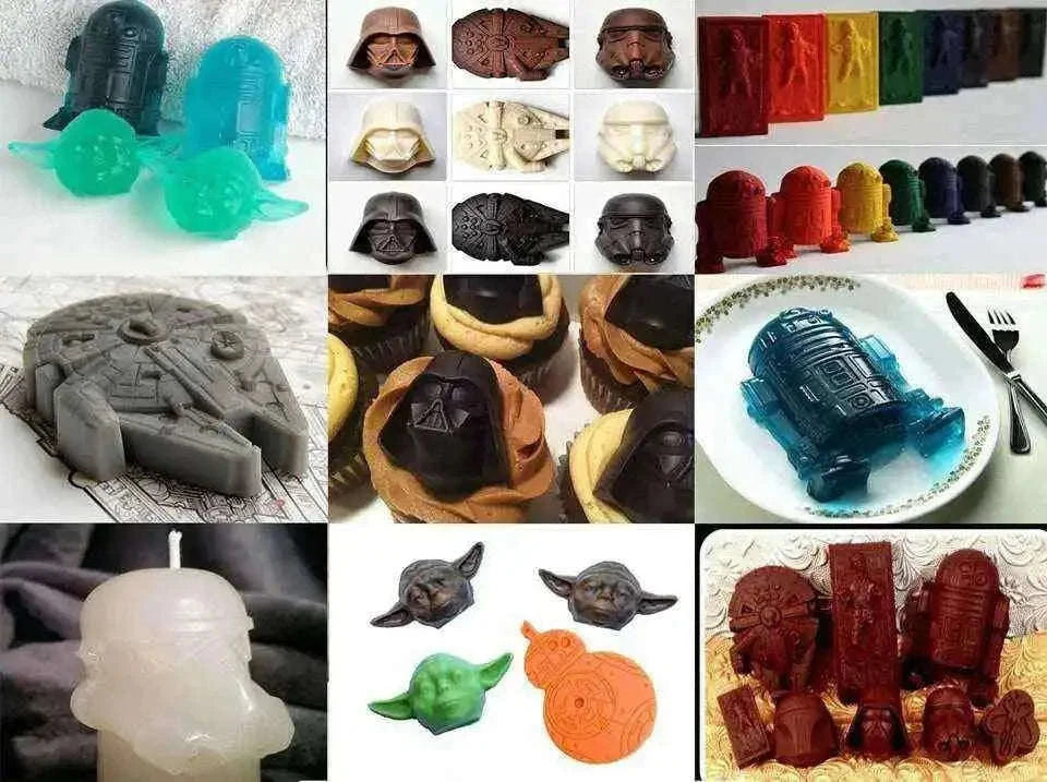Star Wars Ice Tray for Galactic Treats - Ice & Chocolate Mould Home & Garden