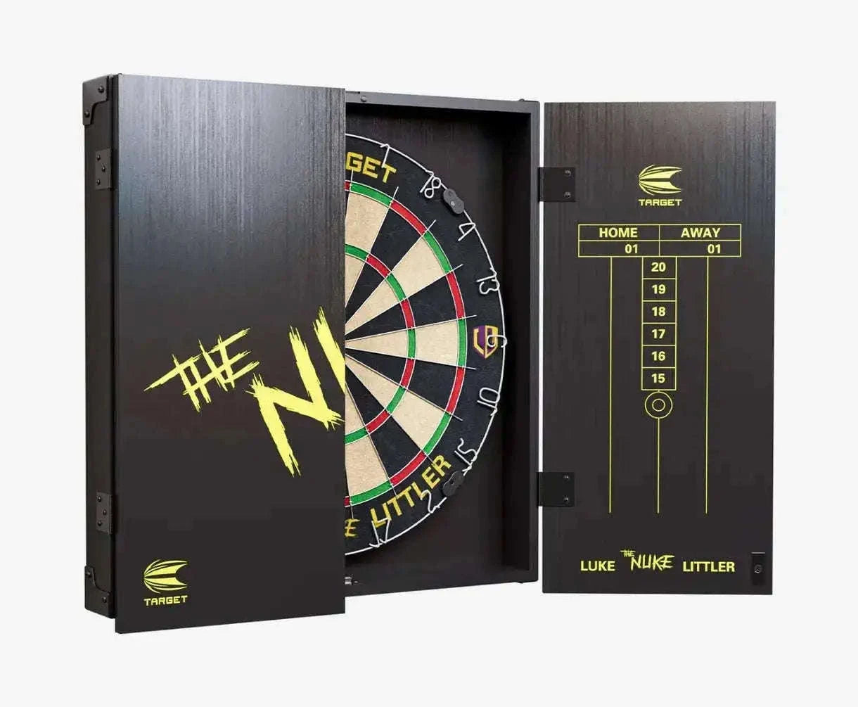 Target Luke "The Nuke" Littler Cabinet and Board Set Dartboard