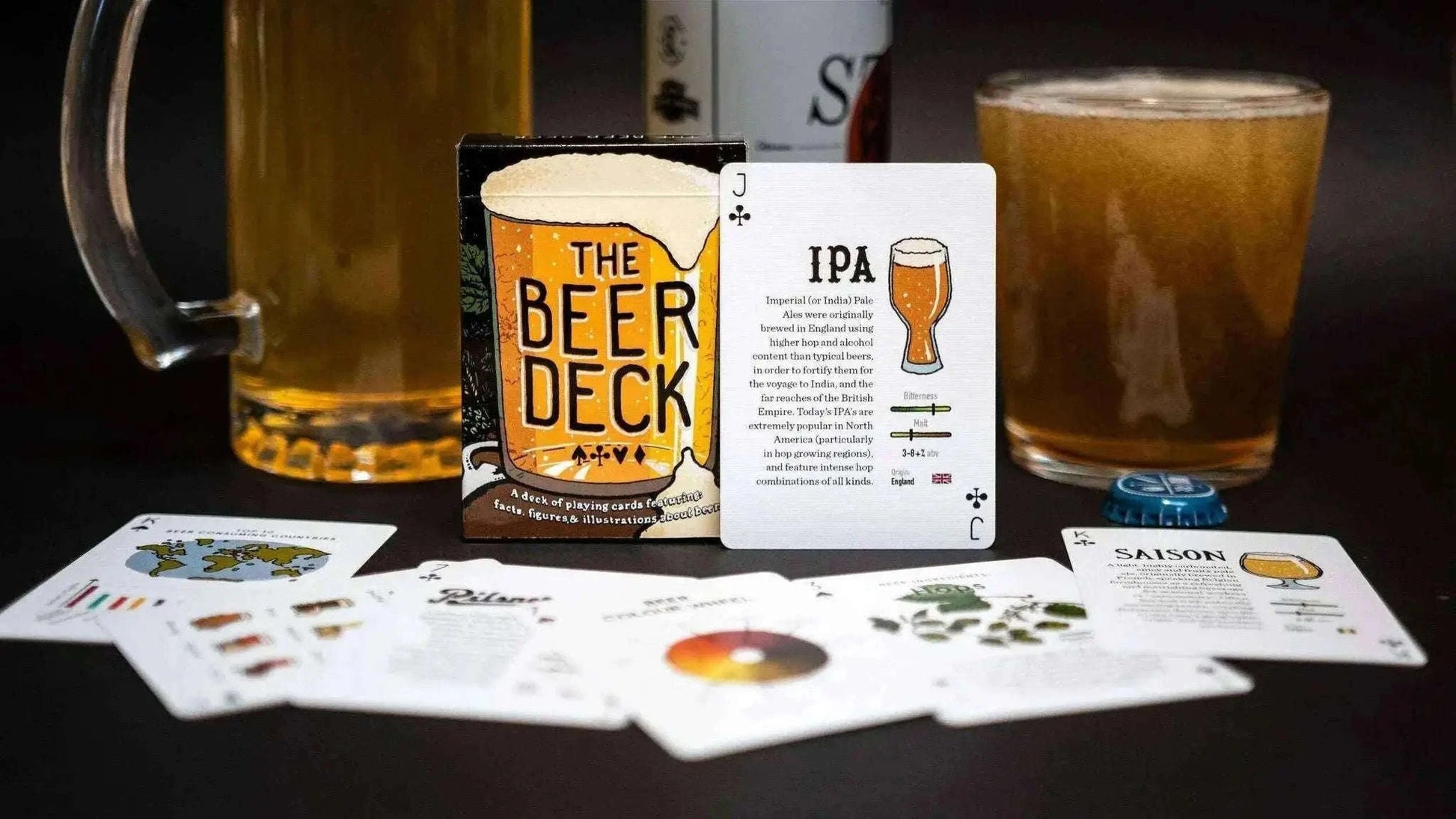 The Beer Deck: Playing Cards Full of Facts about Beer Gifts