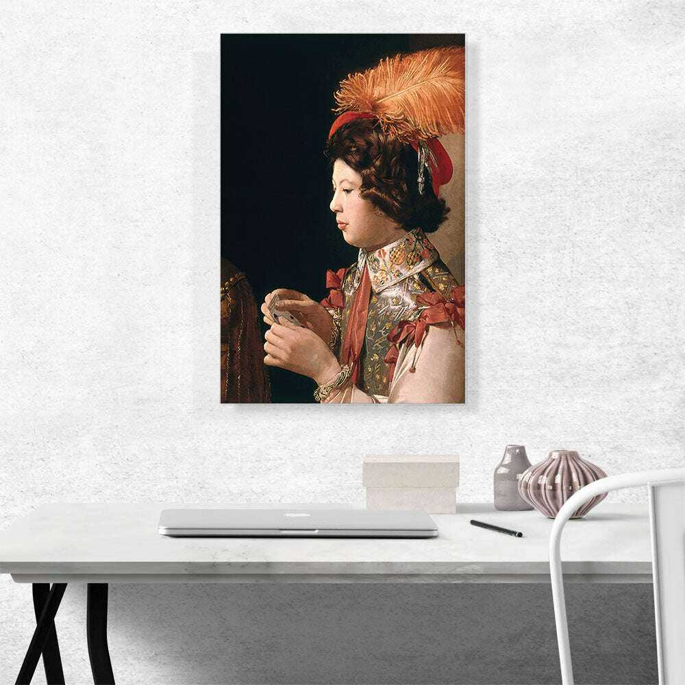 The Cheat With Ace Of Diamonds Card Player Feathered Hat Home & Garden