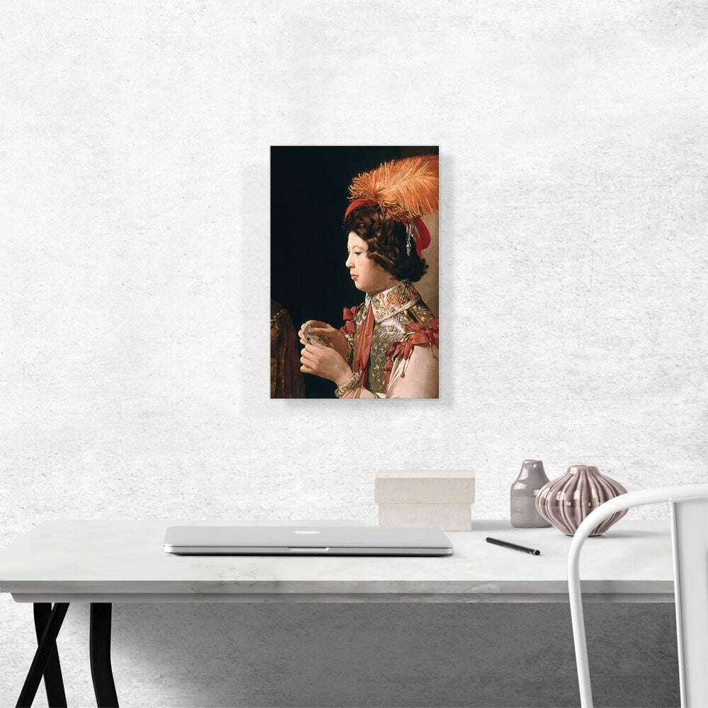 The Cheat With Ace Of Diamonds Card Player Feathered Hat Home & Garden