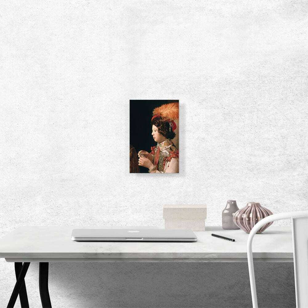 The Cheat With Ace Of Diamonds Card Player Feathered Hat Home & Garden