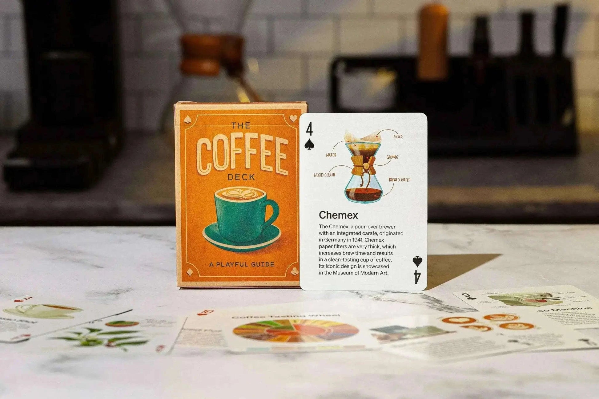 The Coffee Deck: Playing Cards Full of Facts about Coffee for Coffee Lovers Gifts