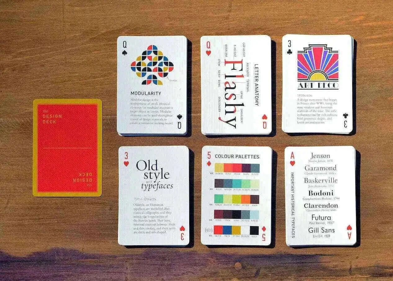 The Design Deck: Playing Cards about Graphic Design Gifts