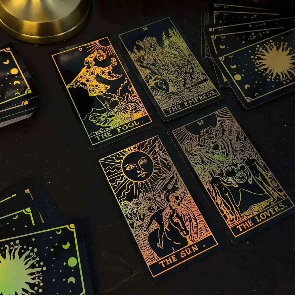 The Smith-Waite Tarot Cards - Gold Rainbow Foil Adults