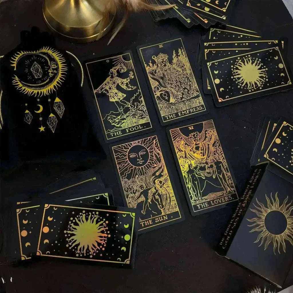 The Smith-Waite Tarot Cards - Gold Rainbow Foil Adults