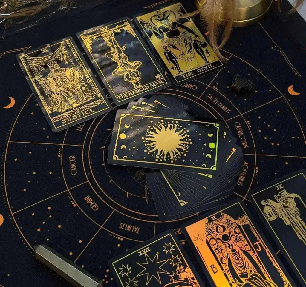 The Smith-Waite Tarot Cards - Gold Rainbow Foil Adults