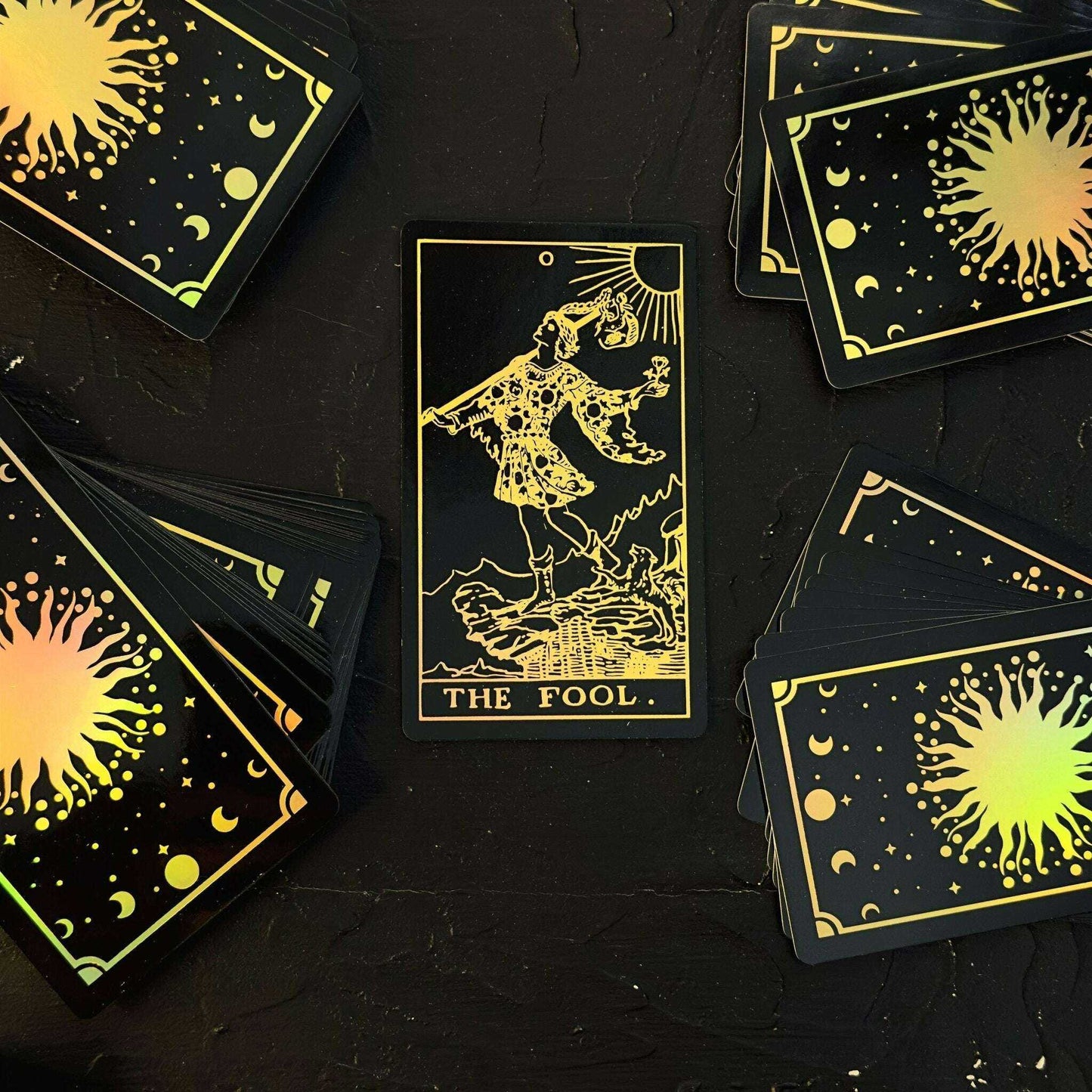 The Smith-Waite Tarot Cards - Gold Rainbow Foil Adults