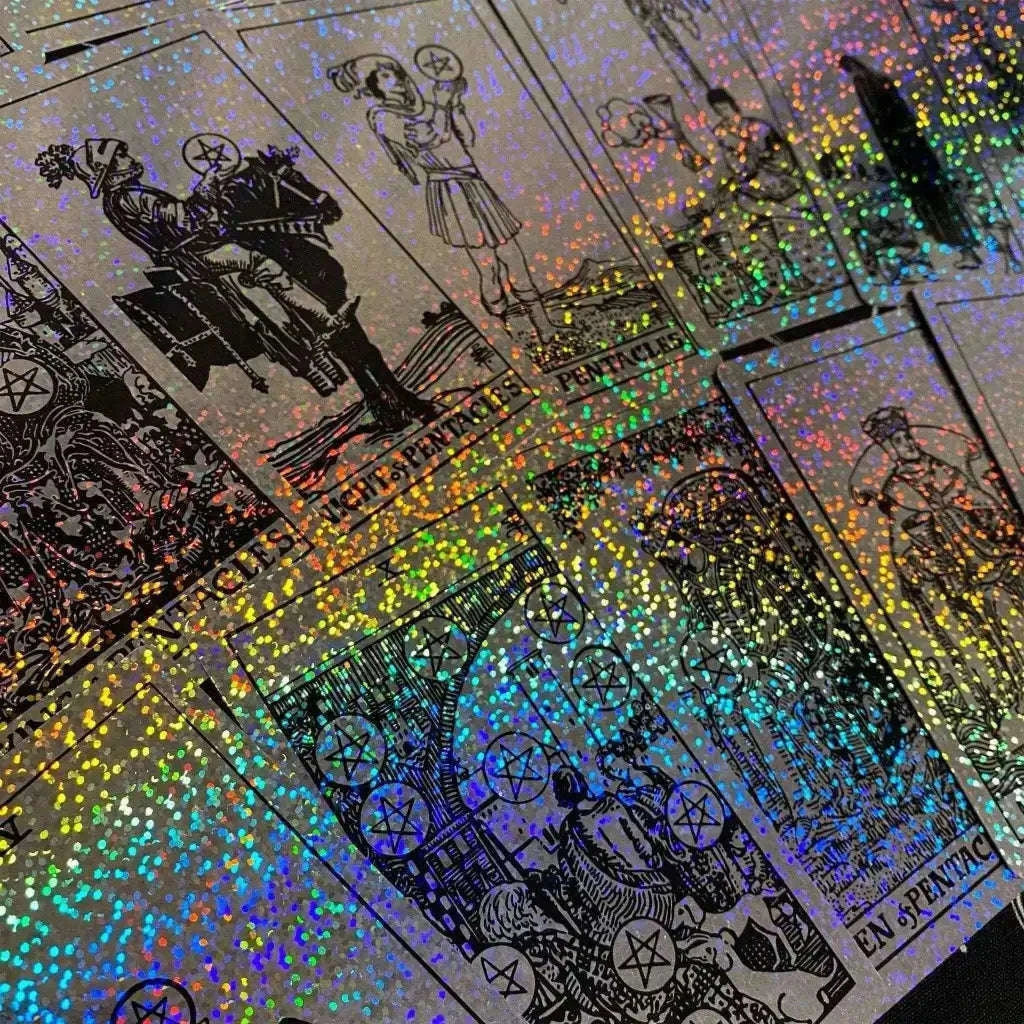 The Smith-Waite Tarot Cards - Holographic Crystal Foil Religious